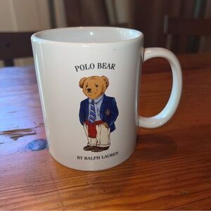 Ralph Lauren Polo Bear Blazer Mug Vintage 1997 Preppy Bear Coffee Cup mug 12 oz